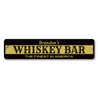 Whiskey Bar Name Sign Aluminum Sign