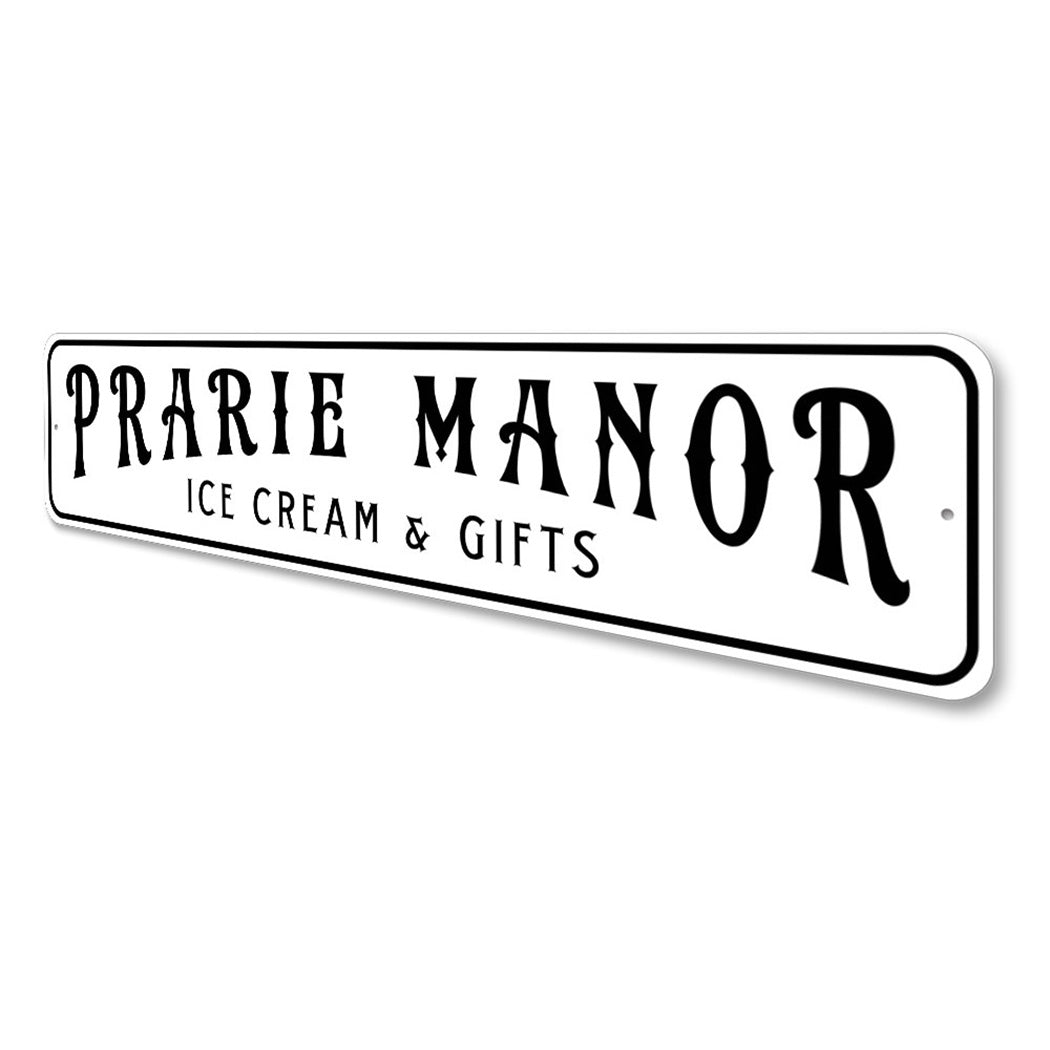 Ice Cream And Gifts Sign