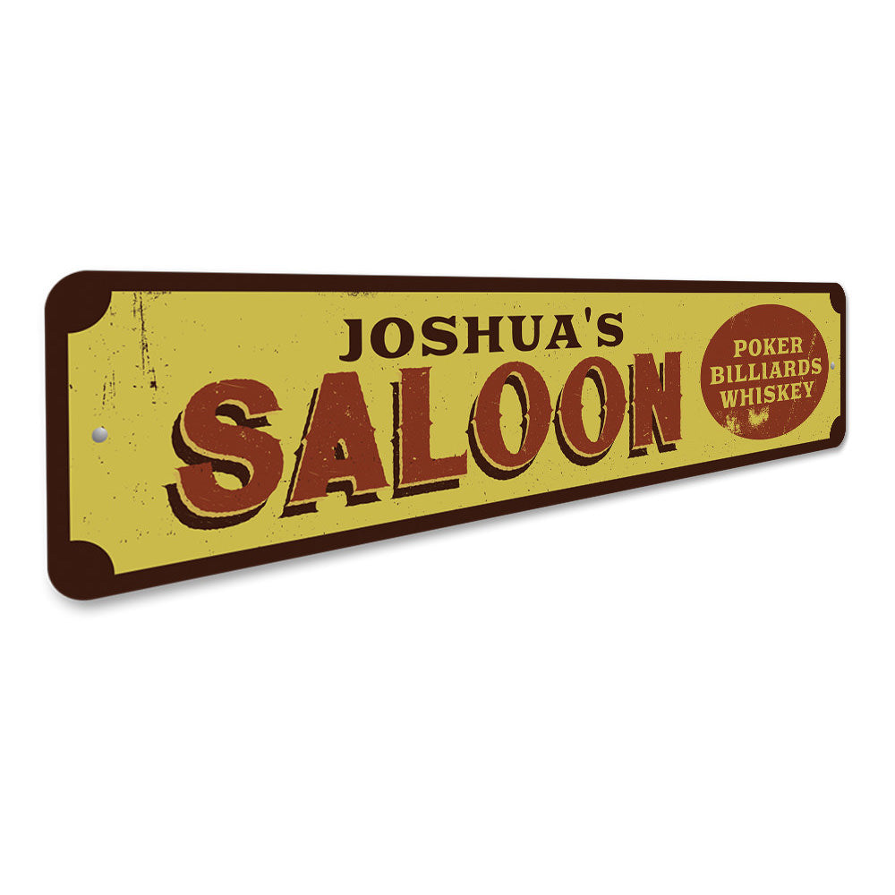 Saloon Sign Aluminum Sign