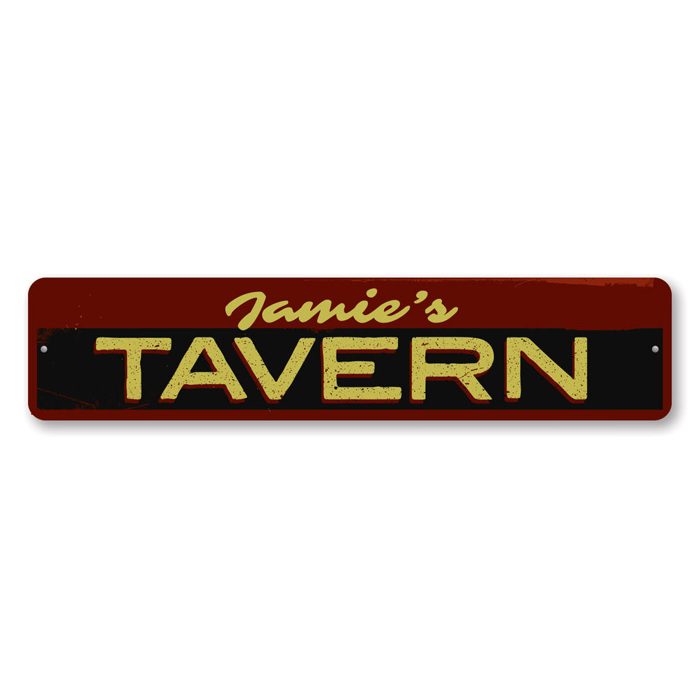 Tavern Name Sign Aluminum Sign