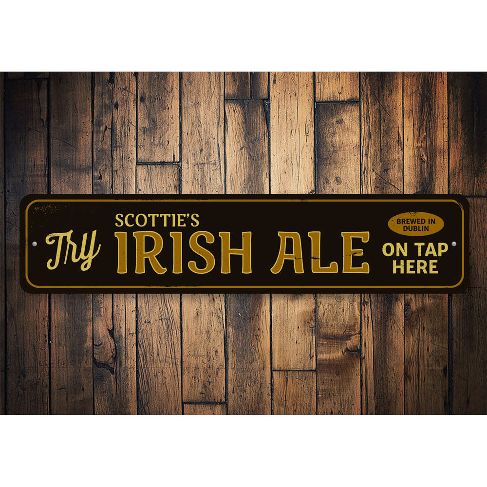 Irish Ale Sign Aluminum Sign