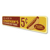 Old Fashioned Beef Franks Sign Aluminum Sign