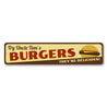 Delicious Burgers Sign Aluminum Sign