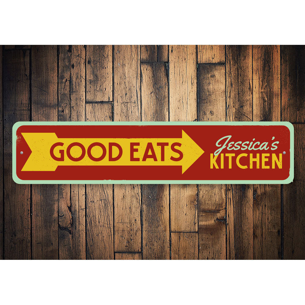 Good Eats Sign Aluminum Sign