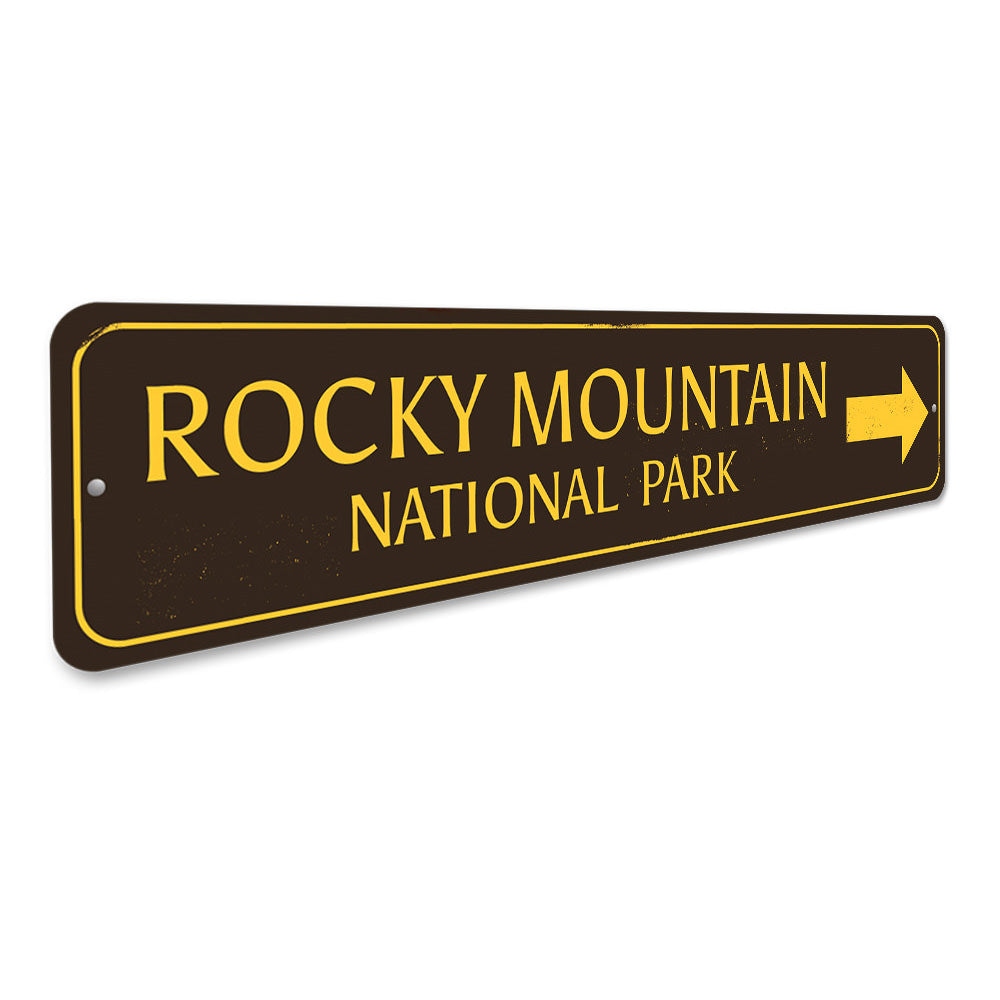 National Park Directional Arrow Sign Aluminum Sign