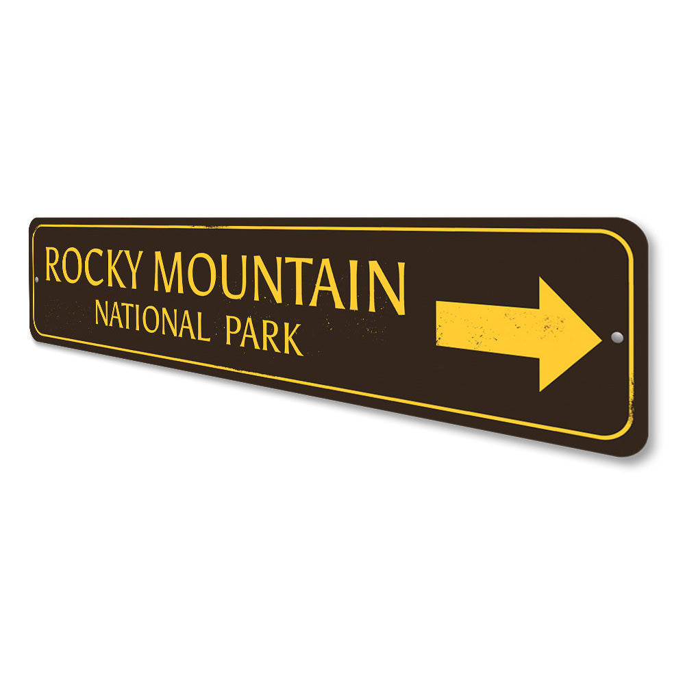 National Park Directional Arrow Sign Aluminum Sign