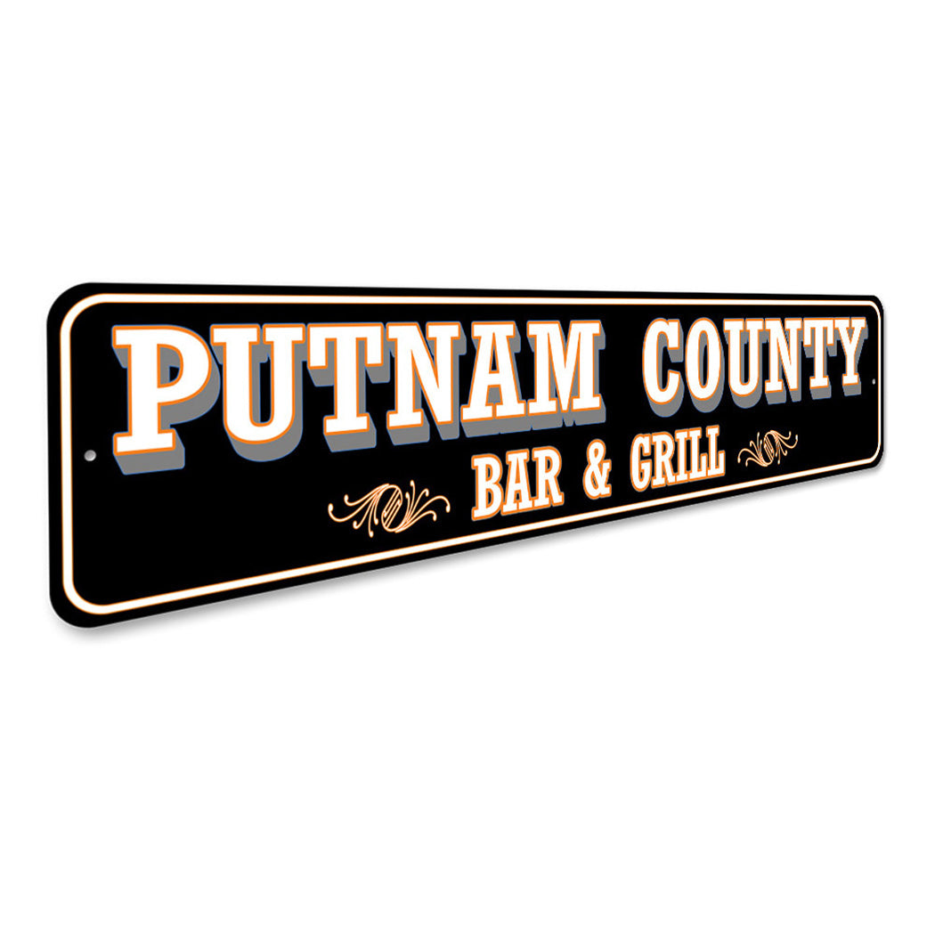 Custom County Bar And Grill Sign