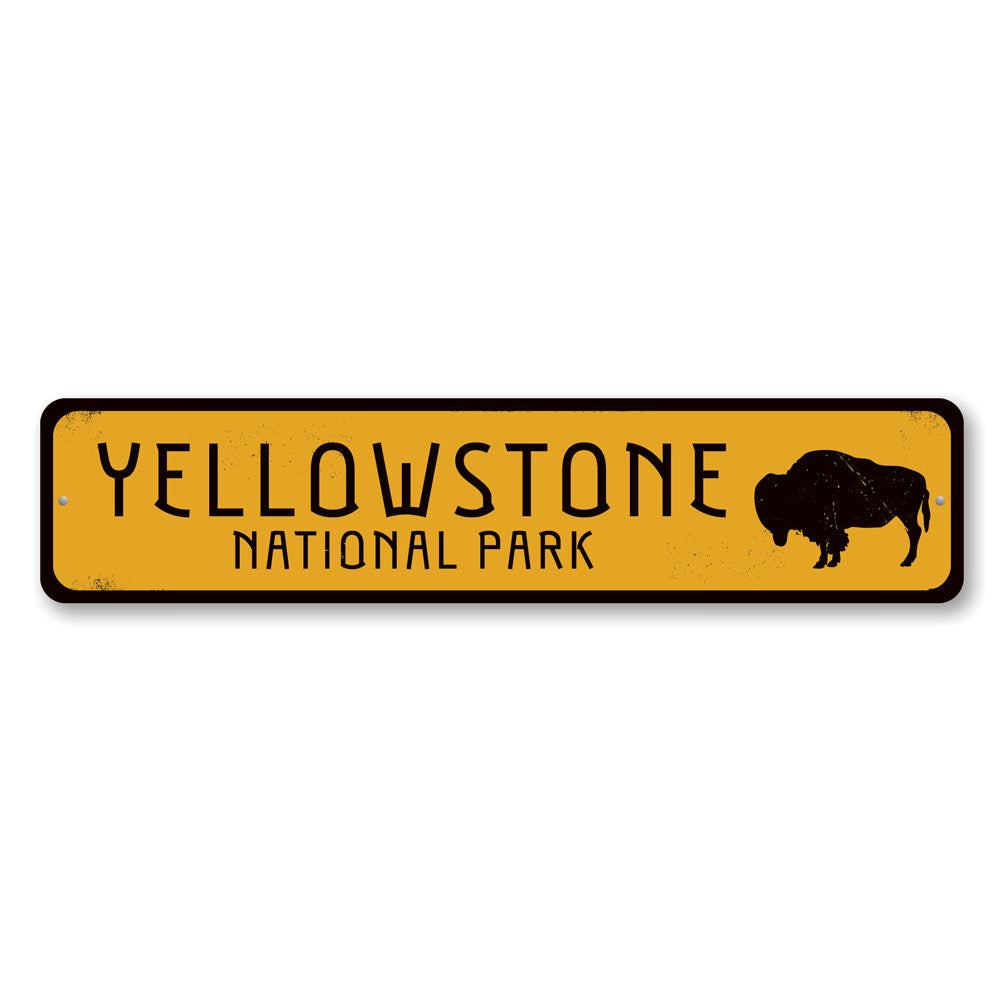 Buffalo National Park Sign Aluminum Sign