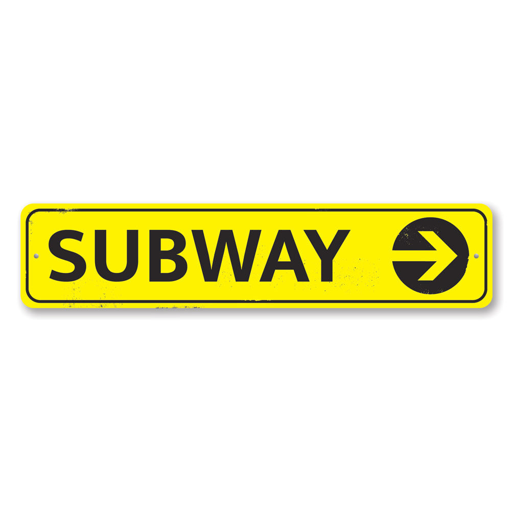 Subway Sign Aluminum Sign