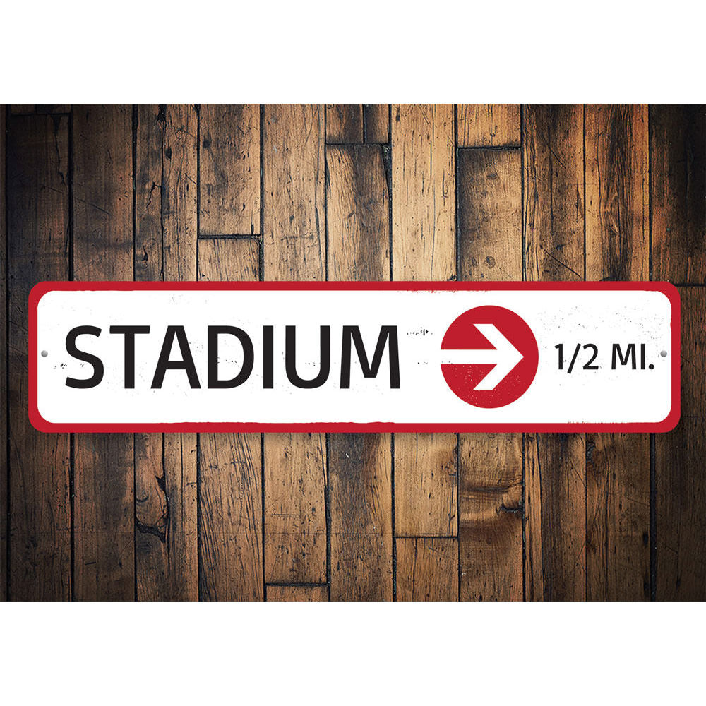 Stadium Sign Aluminum Sign