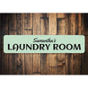 Laundry Room Name Sign Aluminum Sign