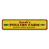 Poultry Farm Sign Aluminum Sign