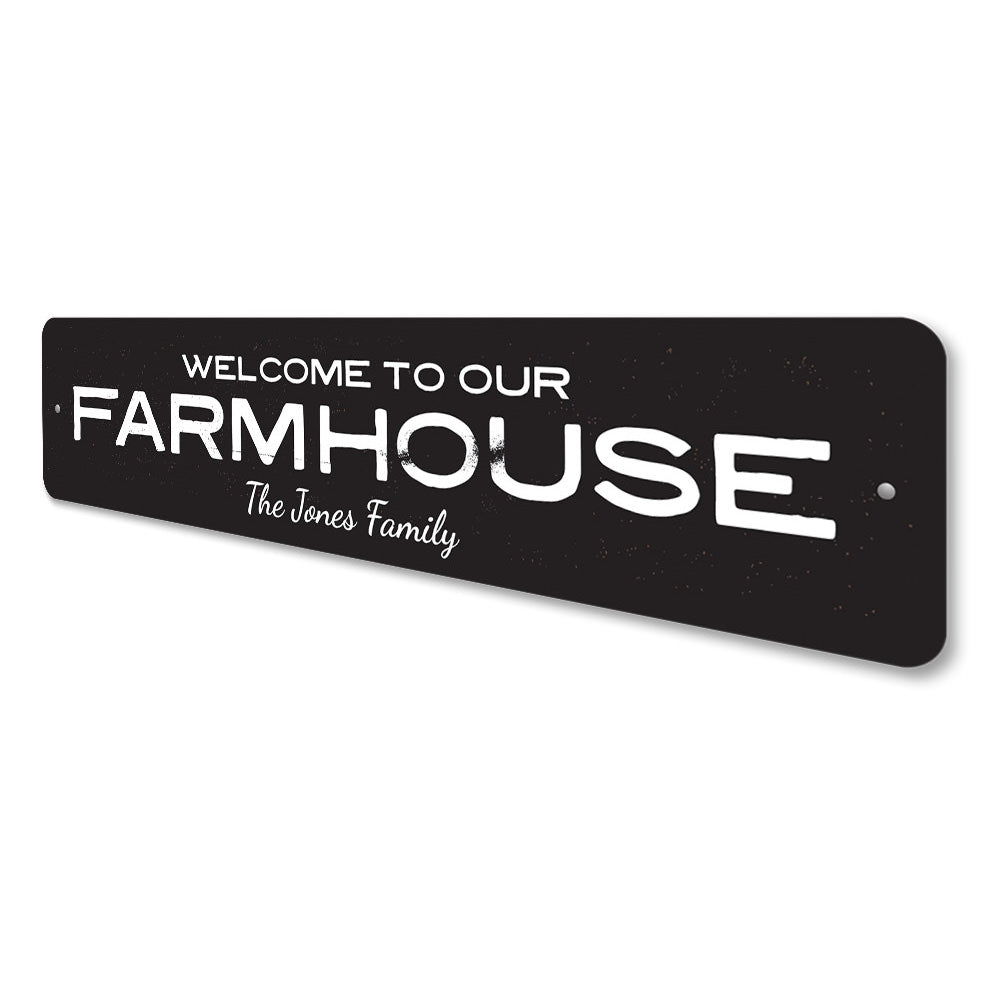 Farmhouse Welcome Sign Aluminum Sign