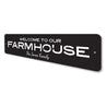 Farmhouse Welcome Sign Aluminum Sign