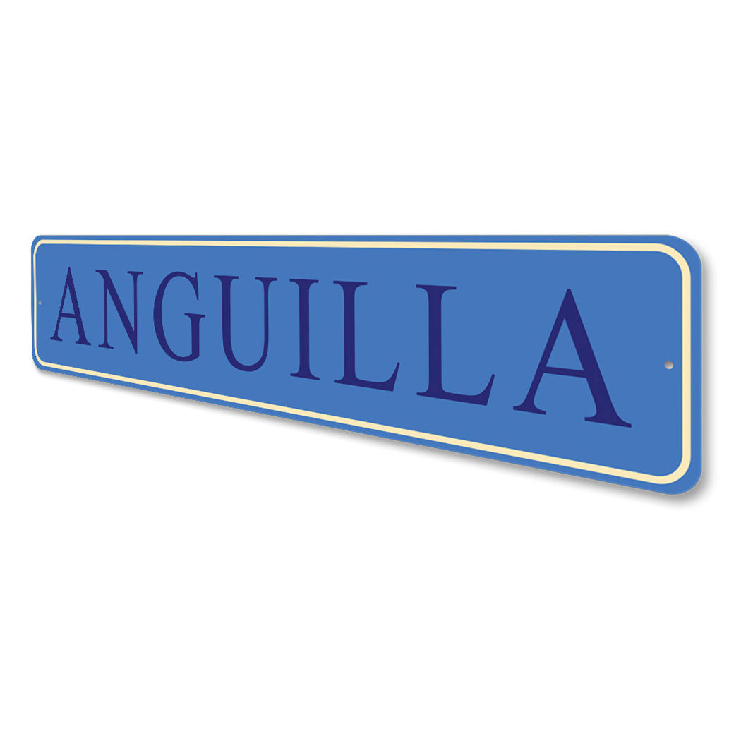 Anguilla Street Sign