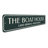 The Boat House Sign Aluminum Sign