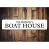 Family Boat House Sign Aluminum Sign