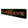Barbecue Best in Town Aluminum Sign
