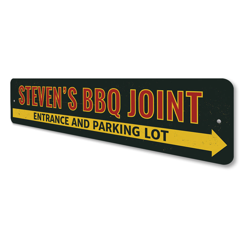 BBQ Joint Directional Sign Aluminum Sign