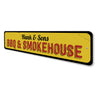 BBQ & Smokehouse Sign Aluminum Sign