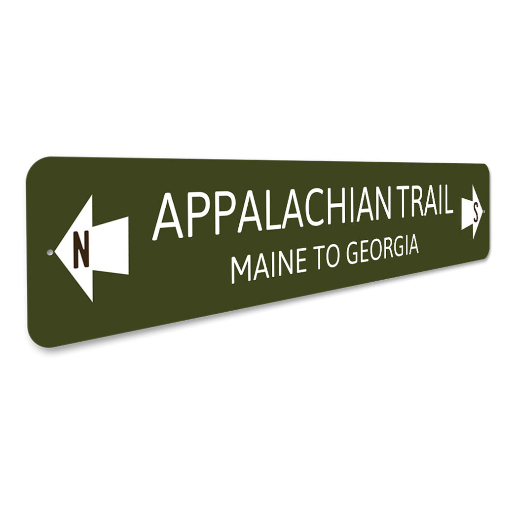 Appalachian Trail Left and Right Arrow Sign