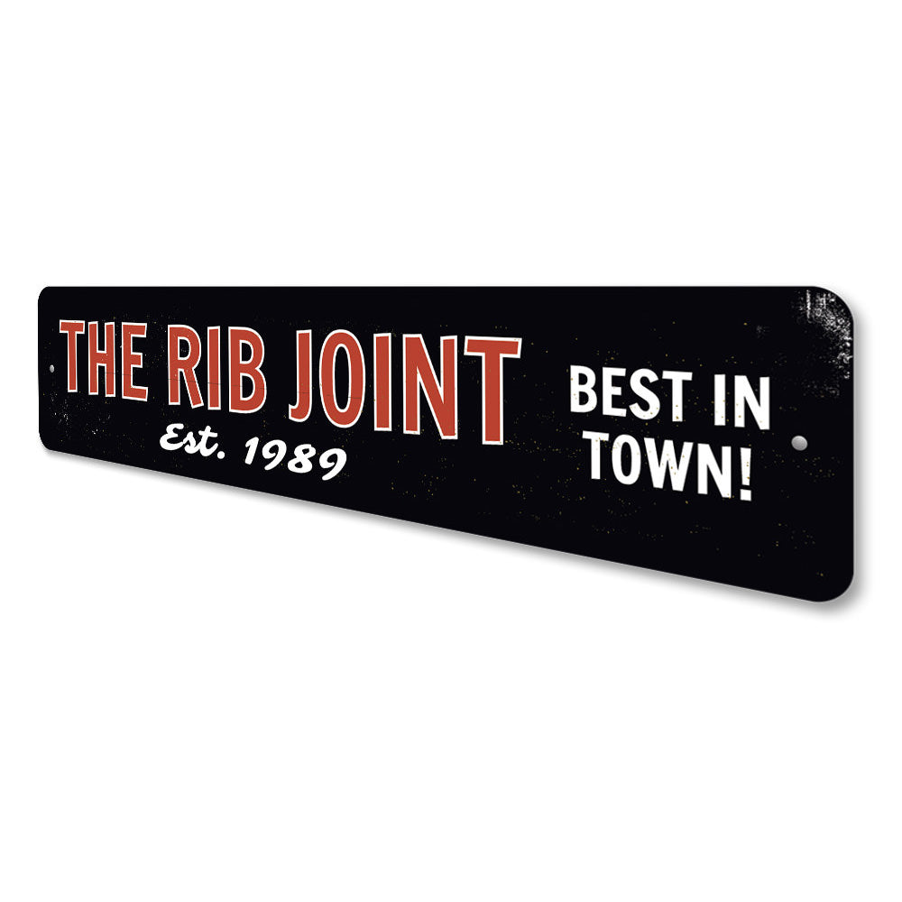 The Rib Joint Sign Aluminum Sign
