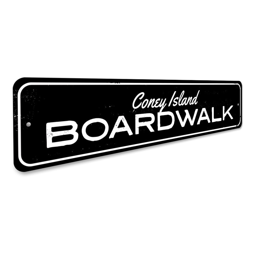 Boardwalk Destination Sign Aluminum Sign