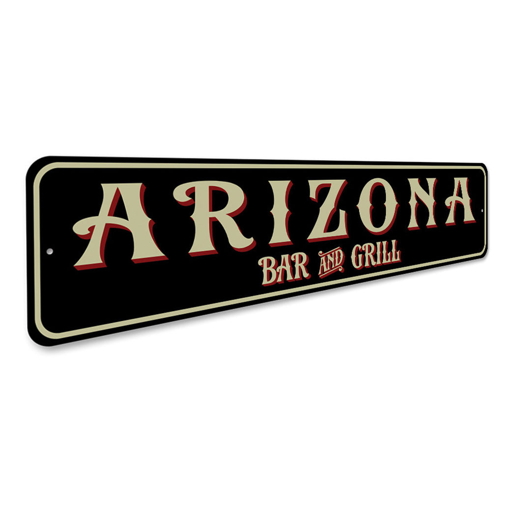 Arizona Bar And Grill Sign