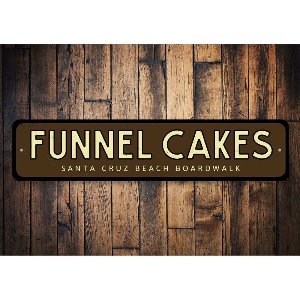 Funnel Cakes Boardwalk Sign Aluminum Sign