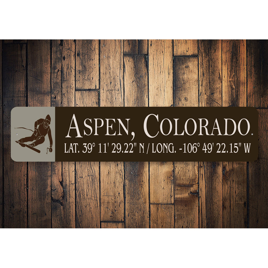 Aspen Colorado Latitude And Longitude Sign