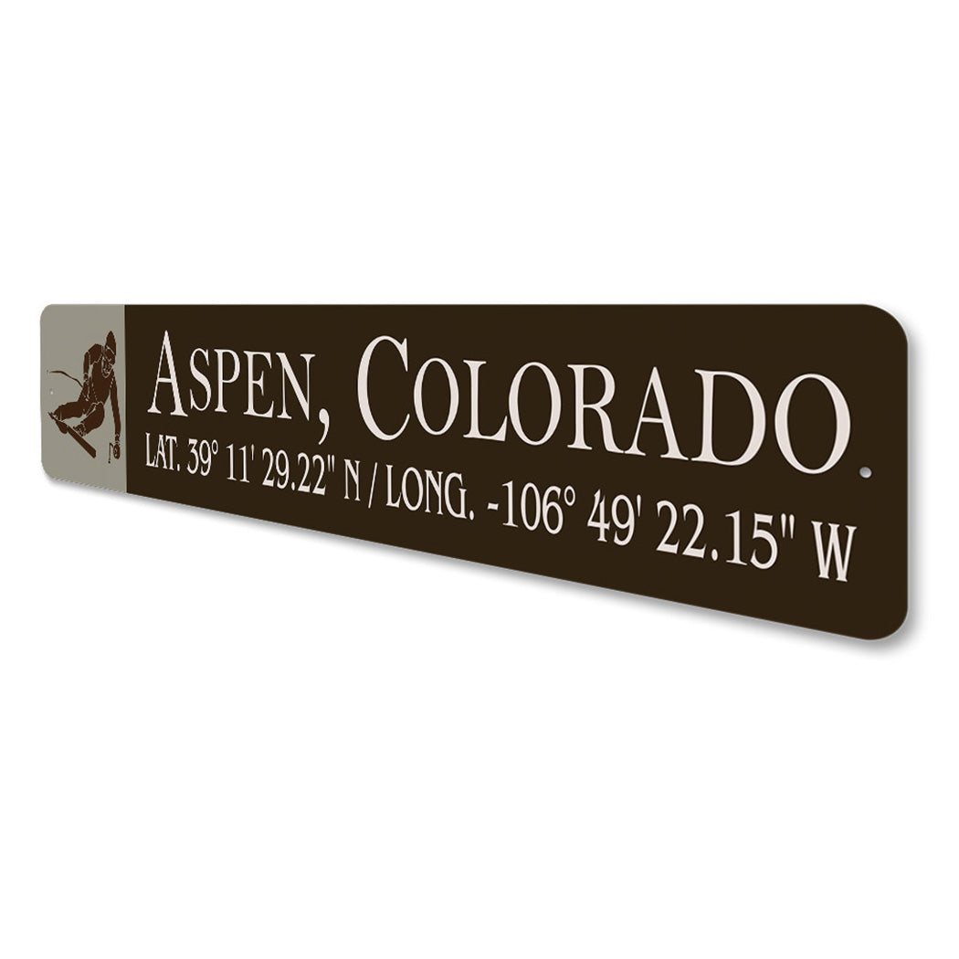 Aspen Colorado Latitude And Longitude Sign