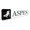 Aspen Skier Sign
