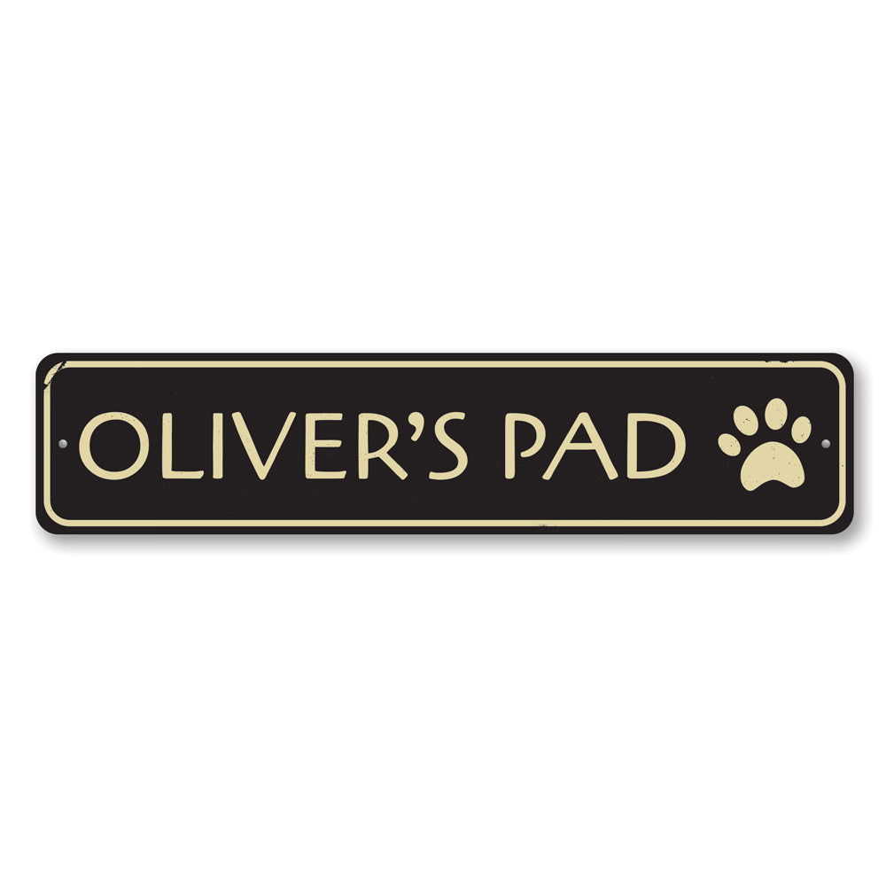 Pet Pad Sign Aluminum Sign