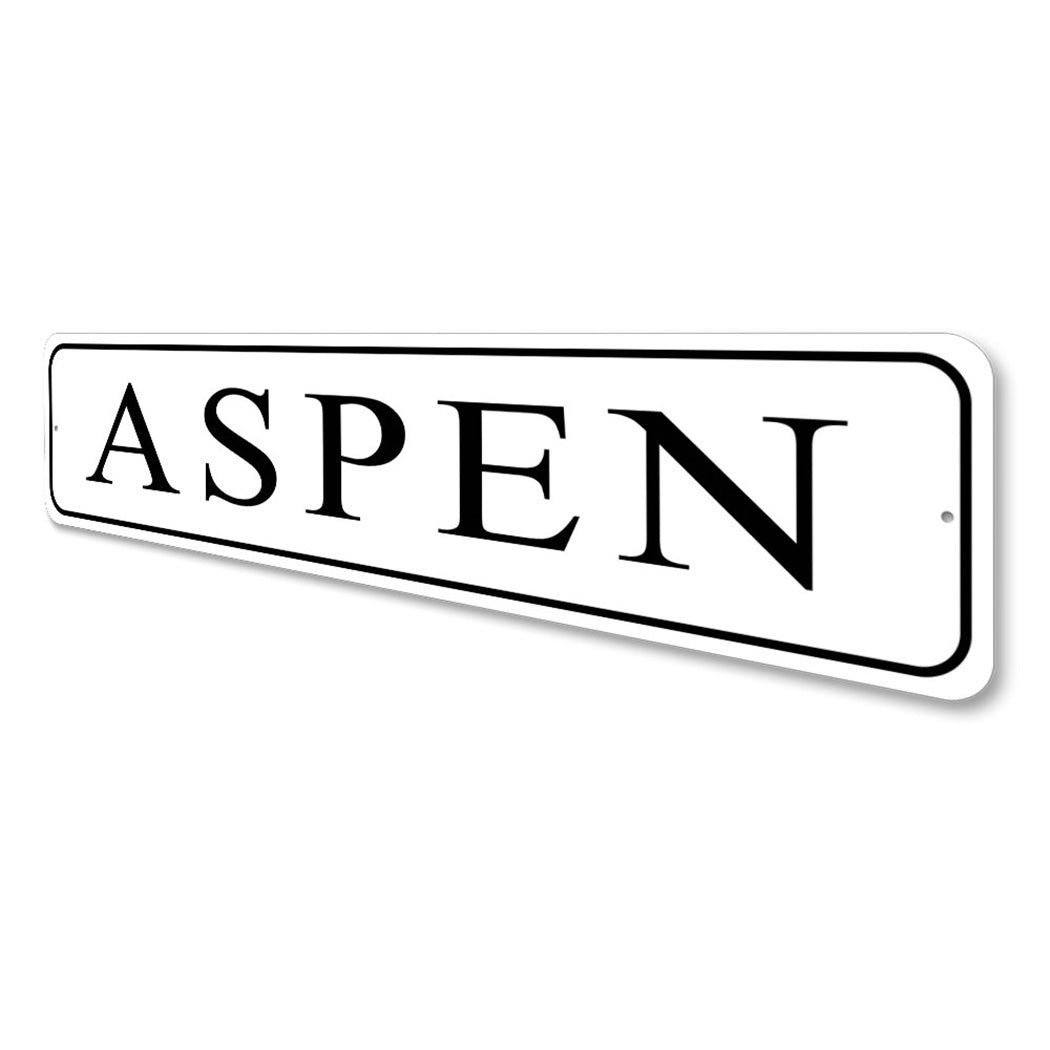 Aspen Ski Sign