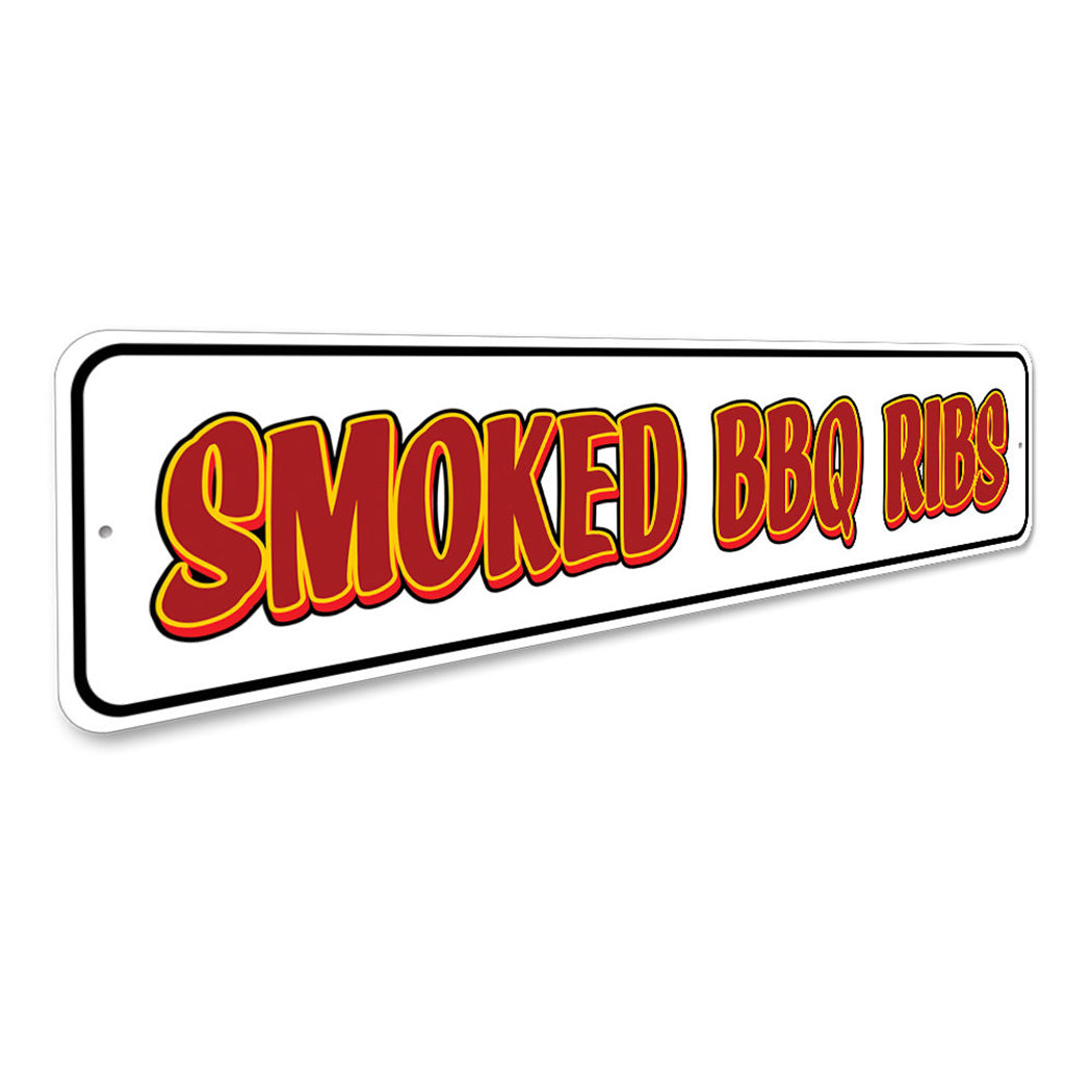 Smoked Bbq Ribs Sign – Lizton Sign Shop