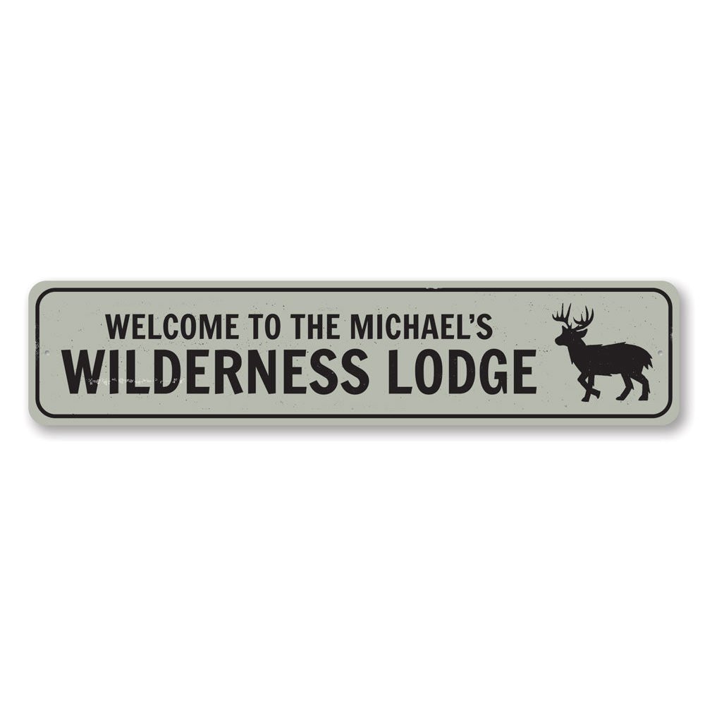 Wilderness Lodge Sign Aluminum Sign