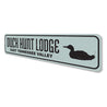 Duck Hunt Lodge Sign Aluminum Sign