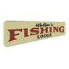 Fishing Lodge Name Sign Aluminum Sign