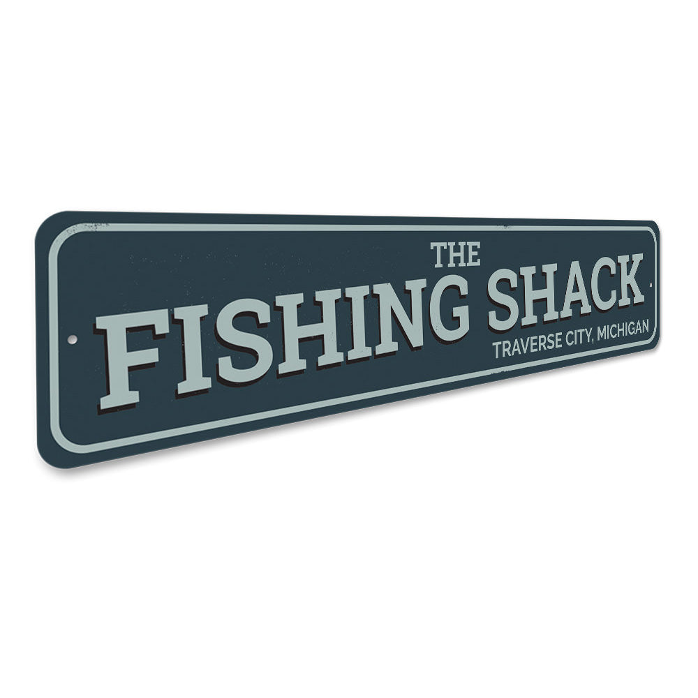 The Fishing Shack Sign Aluminum Sign