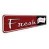 Fresh Eggs Arrow Sign