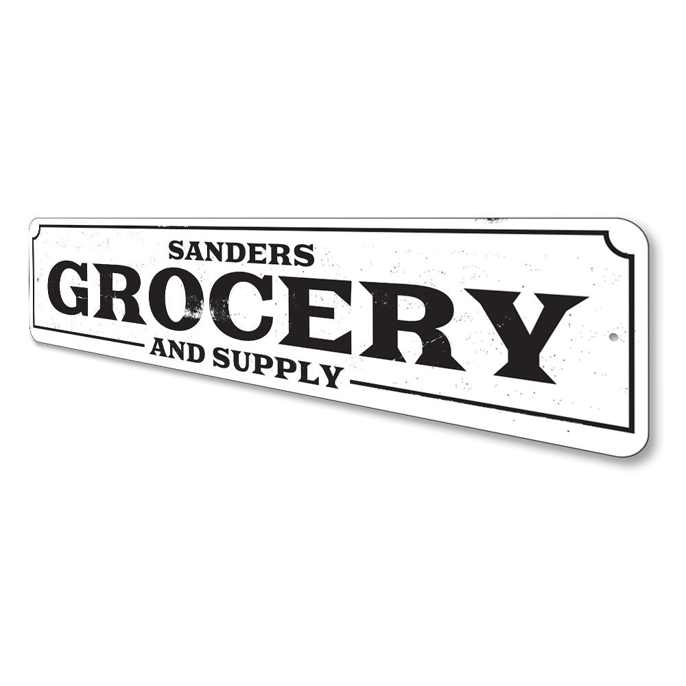 Grocery and Supply Sign Aluminum Sign