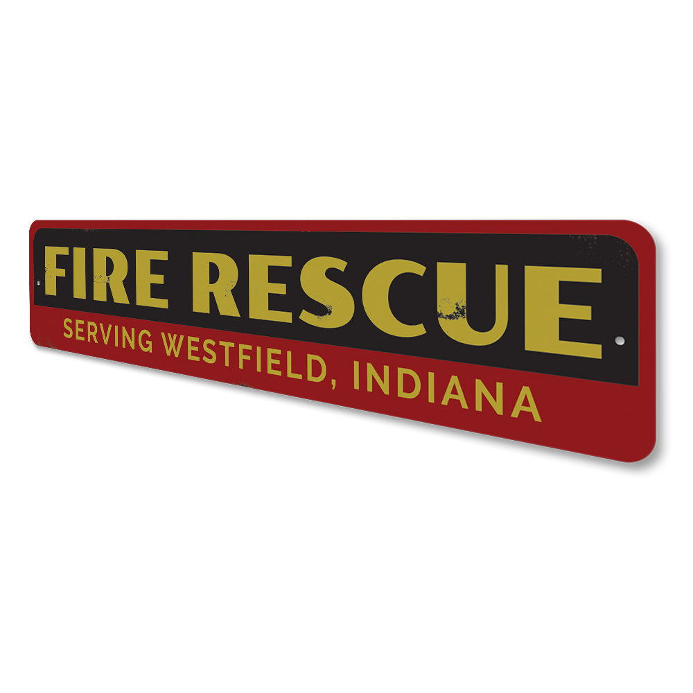 Fire Rescue Sign – Lizton Sign Shop