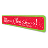 Christmas Snow Sign Aluminum Sign