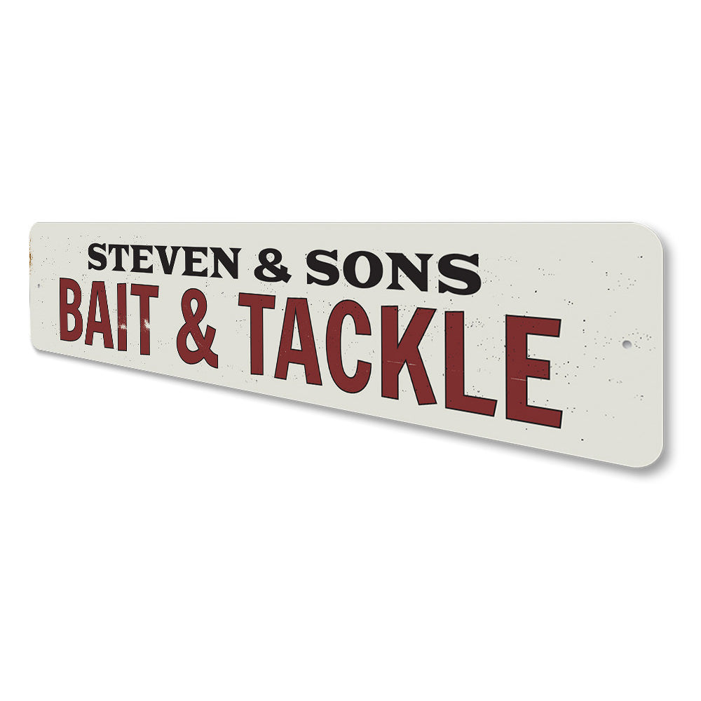 Bait & Tackle Sign – Lizton Sign Shop