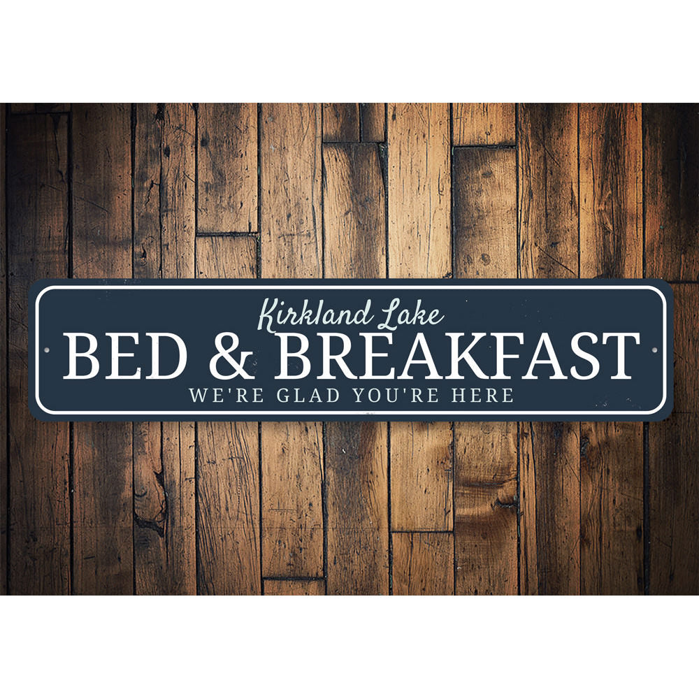 Bed & Breakfast Sign Aluminum Sign