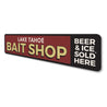 Lake Bait Shop Sign Aluminum Sign