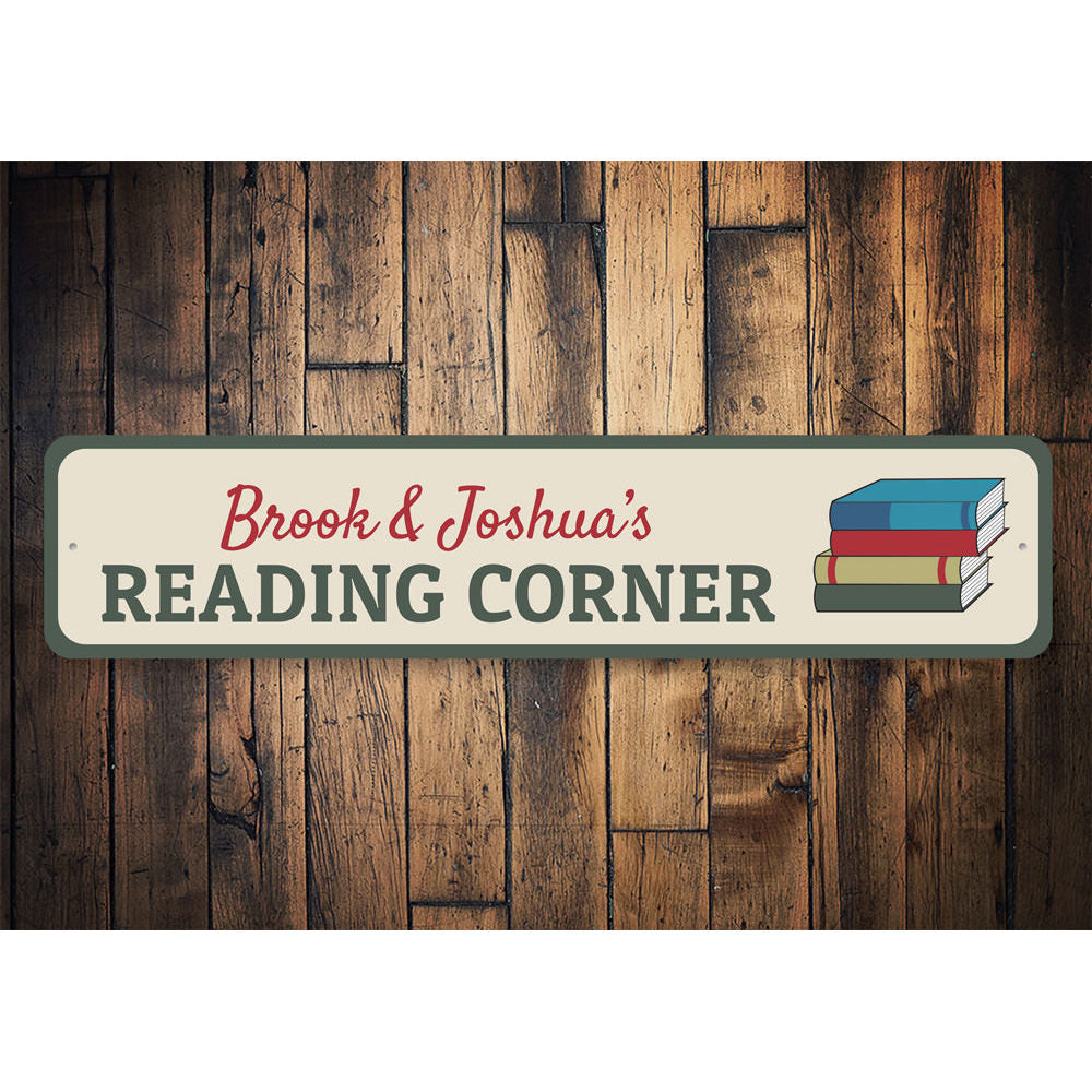 Reading Corner Sign Aluminum Sign