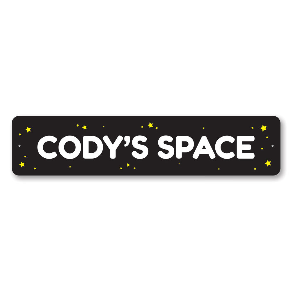 Kids Space Sign Aluminum Sign