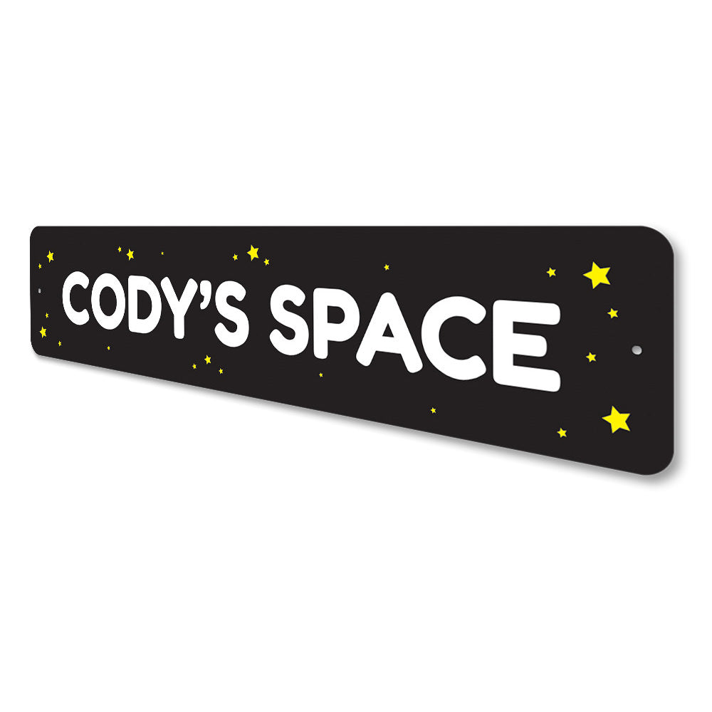 Kids Space Sign Aluminum Sign