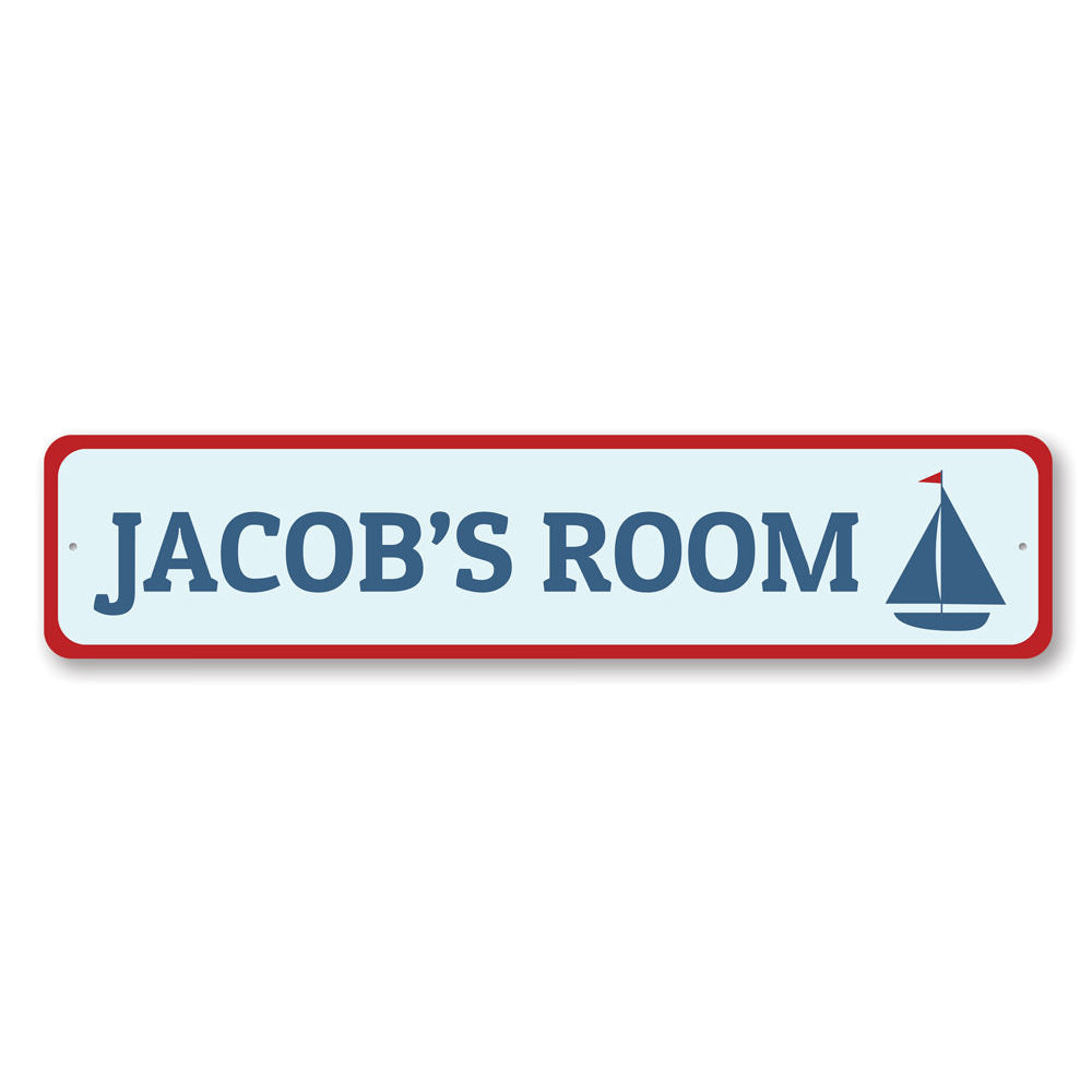 Nautical Kid Room Sign Aluminum Sign